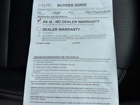 Used 2024 Ford Escape Platinum image 42