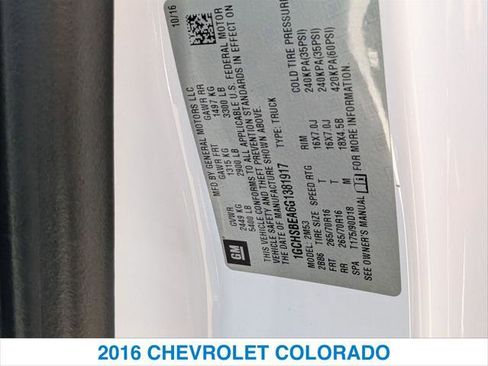 Used 2016 Chevrolet Colorado W/T RWD image 26