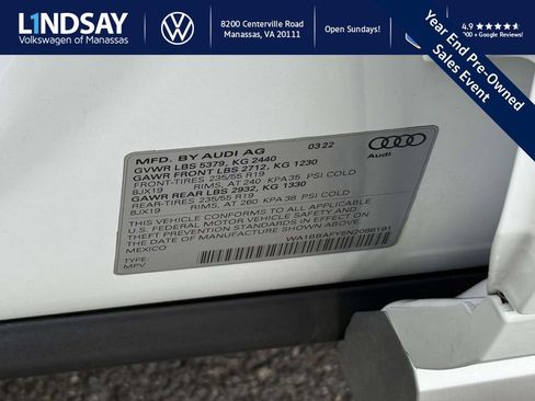 Used 2022 Audi Q5 2.0T Premium Plus w/ Premium Plus Package image 26