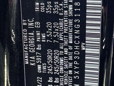 Certified 2022 Kia Telluride EX w/ EX Premium Package image 33