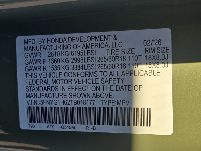 Used 2026 Honda Pilot TrailSport image 29