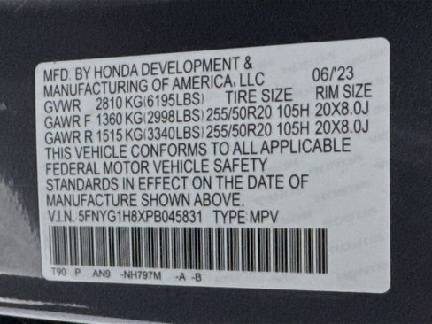 Certified 2023 Honda Pilot Elite image 35