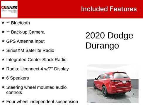 Used 2020 Dodge Durango GT AWD/4WD image 2