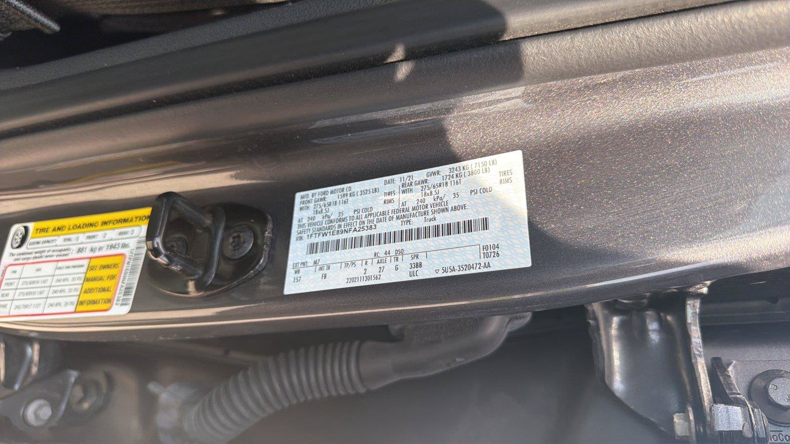 Used 2022 Ford F150 XLT w/ Equipment Group 302A High AWD/4WD image 26