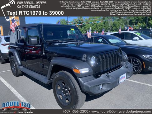 Used 2022 Jeep Wrangler Unlimited Sport AWD/4WD image 1