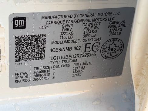 Used 2024 GMC Sierra 1500 SLE w/ X31 Off-Road Package image 33