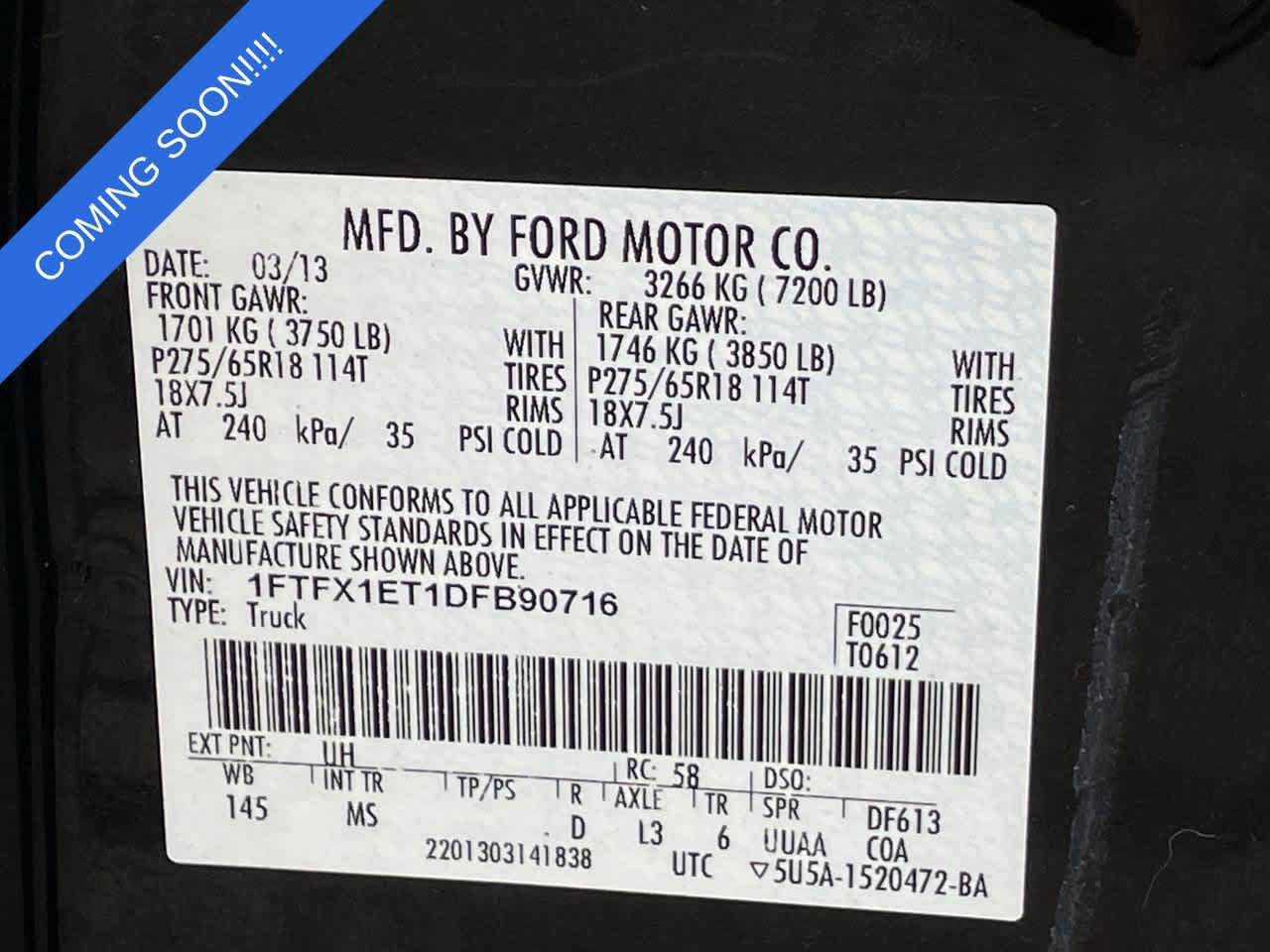 Used 2013 Ford F150 XLT w/ Luxury Equipment Group AWD/4WD image 29