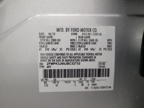 Used 2018 Ford Edge SEL w/ Equipment Group 201A FWD image 33