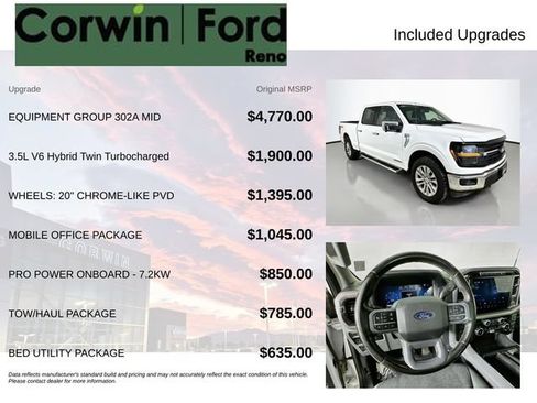Used 2024 Ford F150 XLT w/ Equipment Group 302A MID AWD/4WD image 3