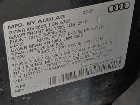 Used 2023 Audi SQ5 Premium Plus w/ Premium Plus Package AWD/4WD image 37