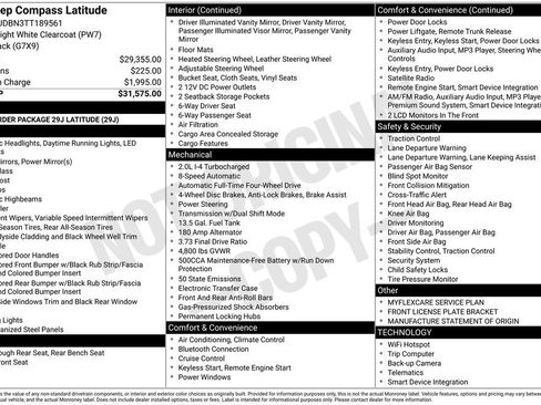 New 2026 Jeep Compass Latitude AWD/4WD image 38