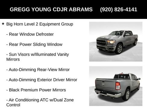 Used 2021 RAM 1500 Big Horn AWD/4WD image 13