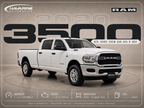Used 2020 RAM 3500 Big Horn AWD/4WD image 1