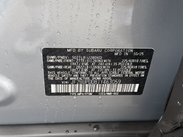 Used 2026 Subaru Outback Limited AWD/4WD image 30