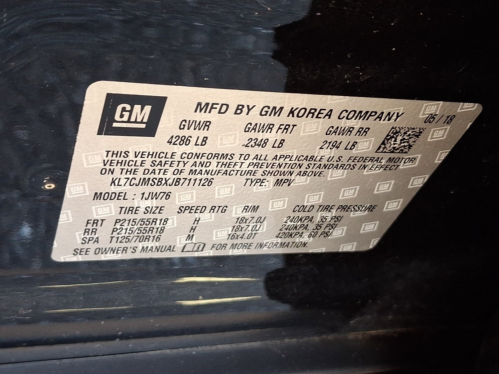 Used 2018 Chevrolet Trax Premier w/ Midnight Edition FWD image 28