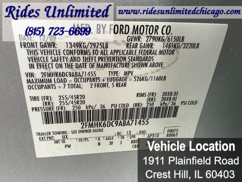 Used 2010 Ford Flex Limited AWD/4WD image 12