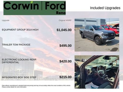 Used 2024 Ford Ranger XLT w/ Equipment Group 301A High AWD/4WD image 3