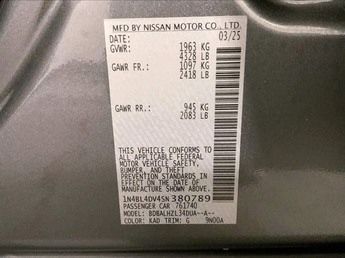 Used 2025 Nissan Altima 2.5 SV image 31