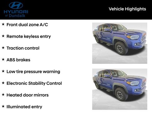 Used 2023 Toyota Tacoma TRD Off-Road w/ TRD Premium Off Road Package AWD/4WD image 19