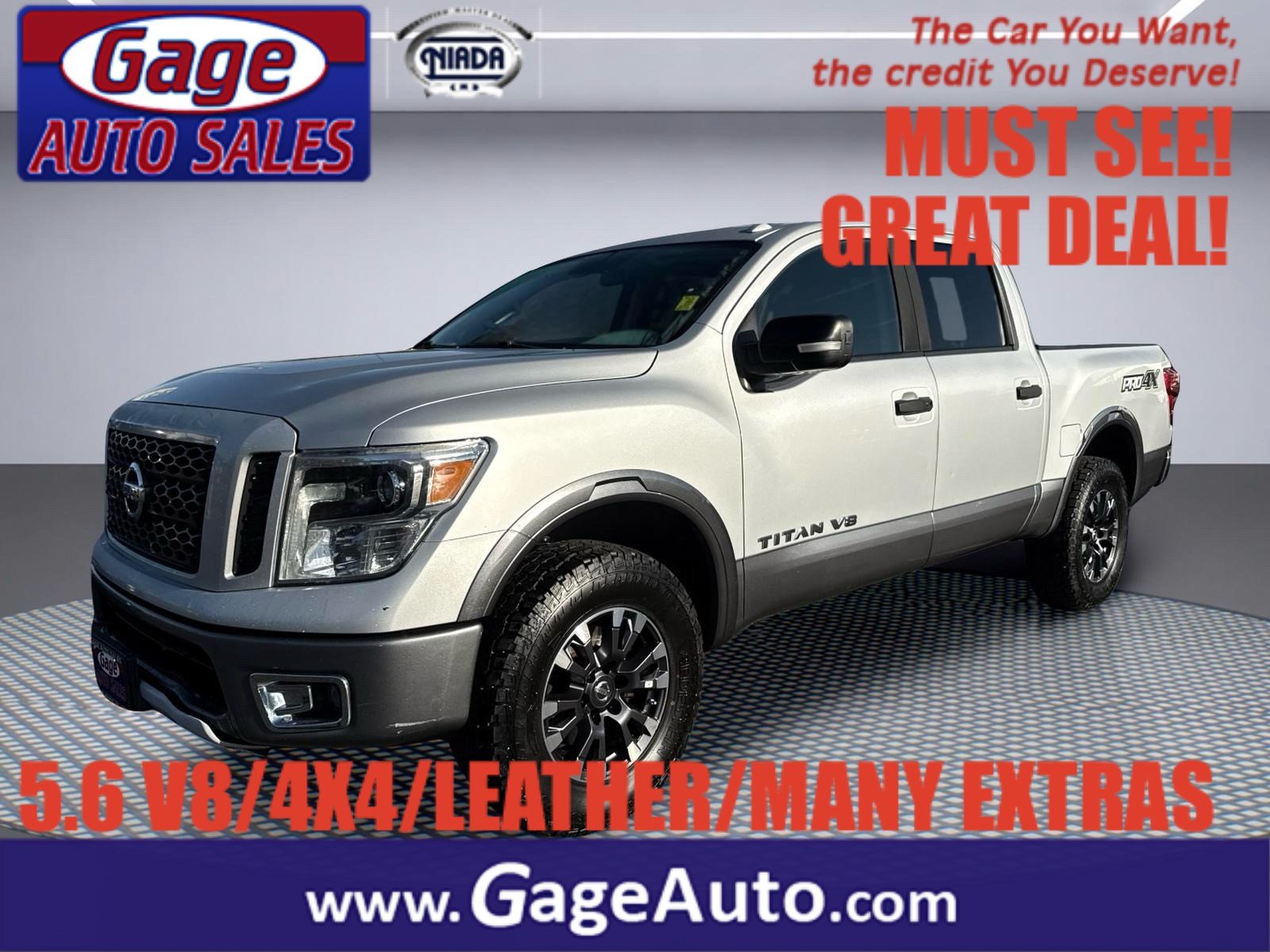 Used 2018 Nissan Titan PRO-4X AWD/4WD image 1