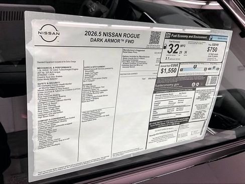 New 2026 Nissan Rogue Dark Armor FWD image 40