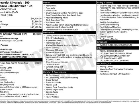 New 2026 Chevrolet Silverado 1500 Custom w/ Turbomax Blackout Package image 4