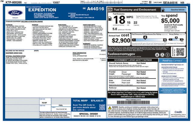 Used 2025 Ford Expedition Platinum AWD/4WD image 5