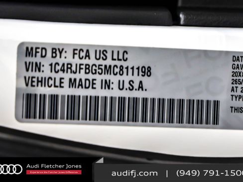 Used 2021 Jeep Grand Cherokee Limited w/ Quick Order Package 28K 80th image 24