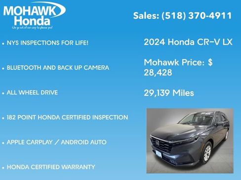 Certified 2024 Honda CR-V LX image 8