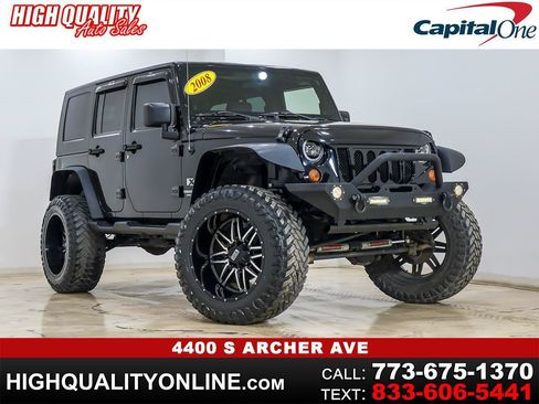 Used 2008 Jeep Wrangler Unlimited X AWD/4WD image 1