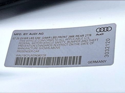 Used 2025 Audi A5 2.0T Premium w/ Convenience Package AWD/4WD image 19