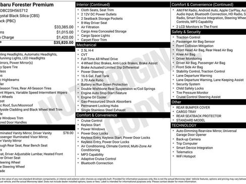 Used 2025 Subaru Forester Premium image 8