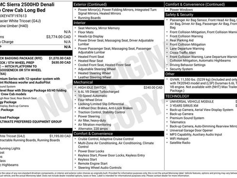 Used 2026 GMC Sierra 2500 Denali Ultimate w/ LPO, Black Badging Package AWD/4WD image 2