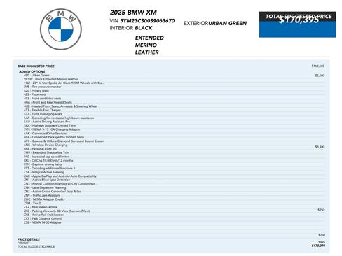 Used 2025 BMW XM AWD/4WD image 84