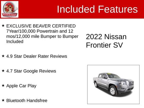 Used 2022 Nissan Frontier SV RWD image 4