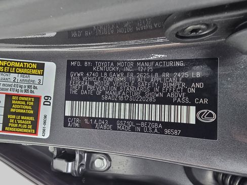 New 2025 Lexus ES 350 w/ Premium Package image 31