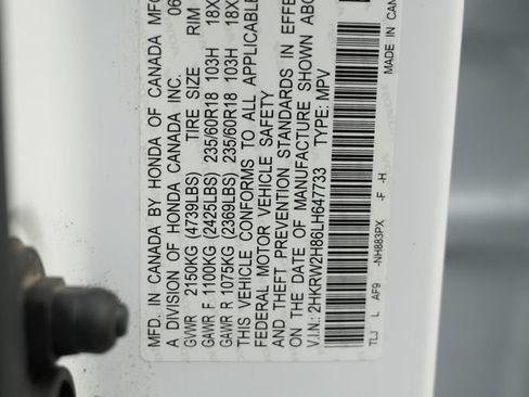 Used 2020 Honda CR-V EX-L image 59