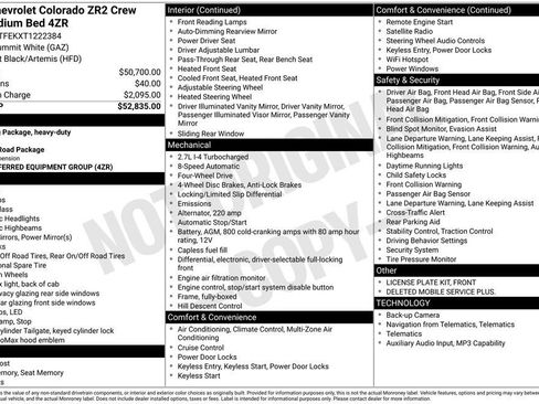 New 2026 Chevrolet Colorado ZR2 AWD/4WD image 24