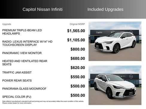 Used 2023 Lexus RX 500h F Sport w/ Accessory Package (Z1) image 8