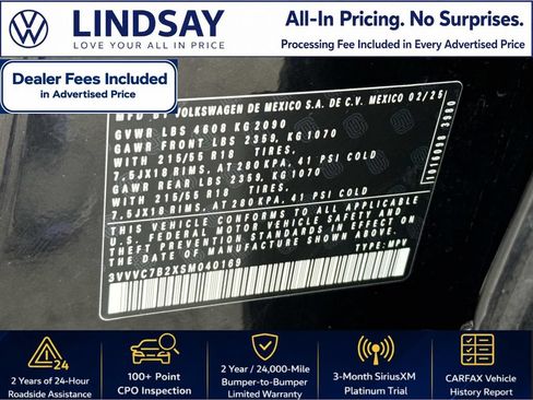 Used 2025 Volkswagen Taos SE w/ Panoramic Sunroof Package AWD/4WD image 27