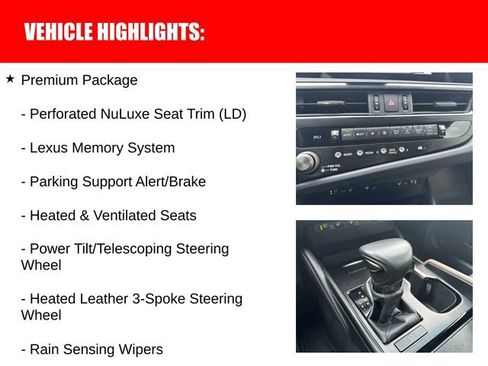 Used 2025 Lexus ES 350 350 w/ Premium Package image 27