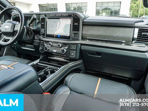 Used 2023 Ford F450 Platinum w/ Camper Package AWD/4WD image 24