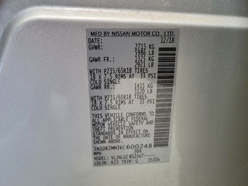 Used 2019 Nissan Pathfinder SL image 33