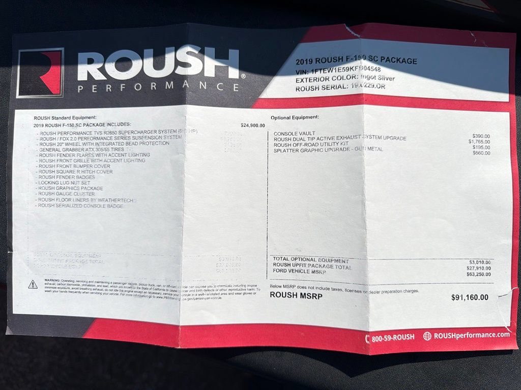Used 2019 Ford F150 Lariat w/ Equipment Group 502A Luxury AWD/4WD image 34