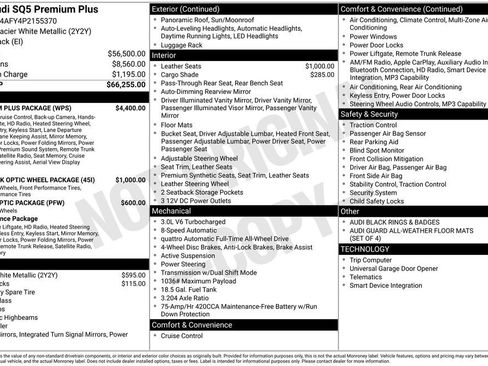 Certified 2023 Audi SQ5 Premium Plus w/ Premium Plus Package AWD/4WD image 10