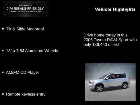 Used 2006 Toyota RAV4 Sport FWD image 5