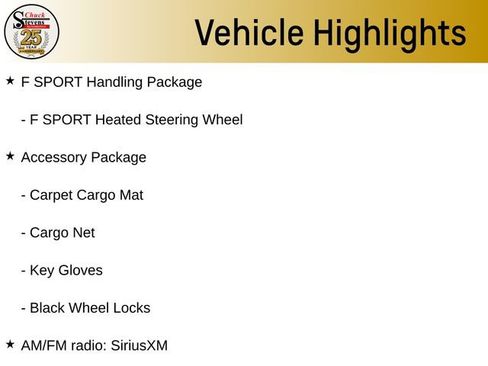 Used 2022 Lexus RX 350 F Sport w/ Accessory Package AWD/4WD image 7