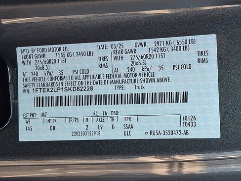 Used 2025 Ford F150 STX w/ Equipment Group 200A image 26