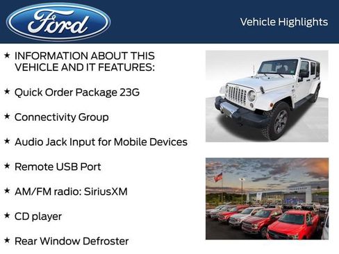 Used 2017 Jeep Wrangler Unlimited Sahara w/ Connectivity Group image 4