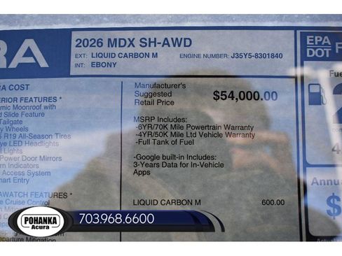 New 2026 Acura MDX SH AWD image 41